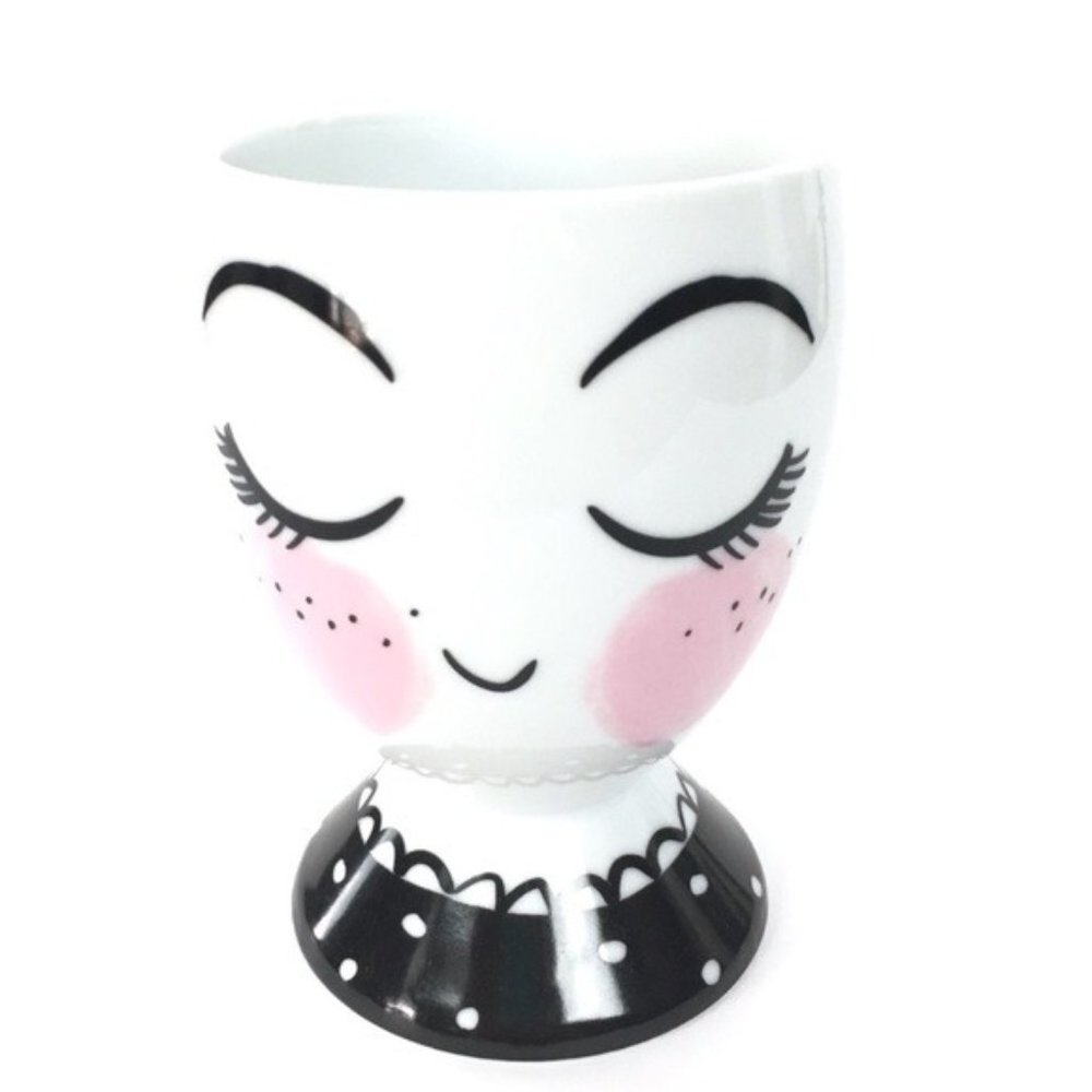 Threshold Planter with Girl's Face